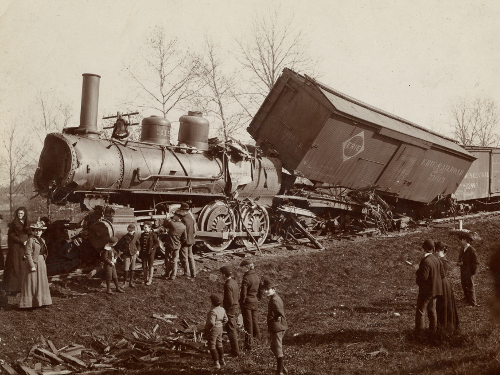Erie Railroad Train Wreck