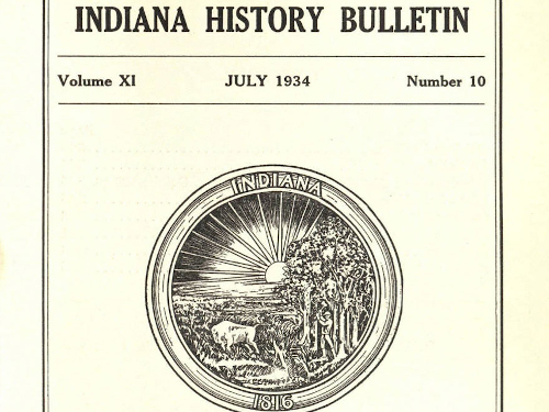Indiana History Bulletin,...