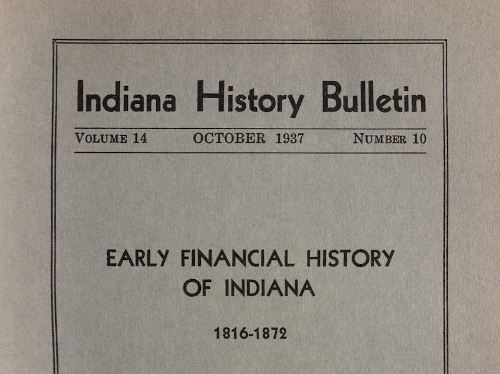 Indiana History Bulletin,...