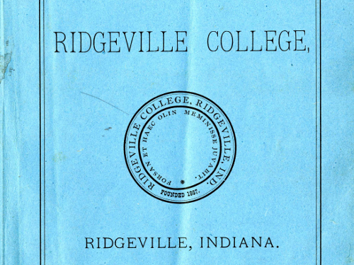 Ridgeville College catalo...