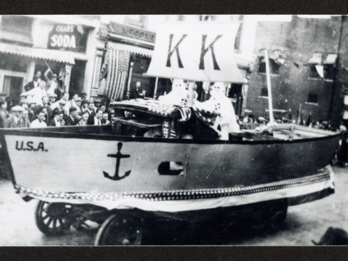KKK parade float, 1923