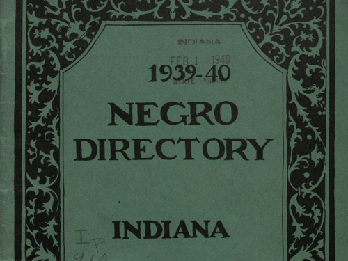 1939 - 1940 Negro Directory